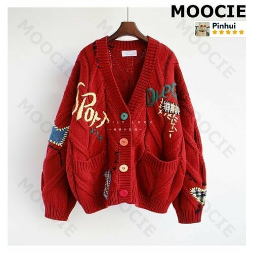 фото Свитер moocie, размер l, , рыжий