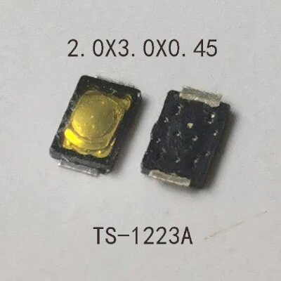 50 шт. 2x3 мм 3x3 мм H = 06 мм ультрамаленькая ультранизкопрофильная кнопка для телефона 4-контактный тактовый переключатель супер крошечный SMT UType