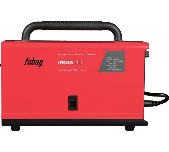 Сварочный полуавтомат_инвертор IRMIG 180 (31 432) + горелка FB 250_3 м (38443) FUBAG - фото №5