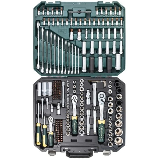 Изображение Набор инструментов Rock Force RF-38841-PREMIUM: 1/2&1/4&3/8DR с 6-гранными головками, 216 предметов