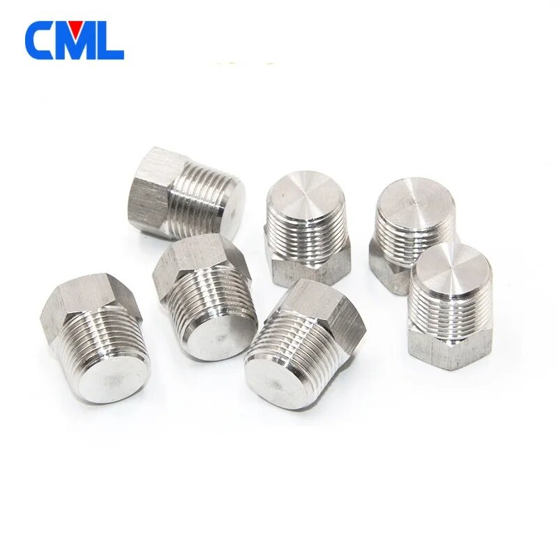Заглушки для труб из нержавеющей стали 304, NPT, SS304, 1/4"