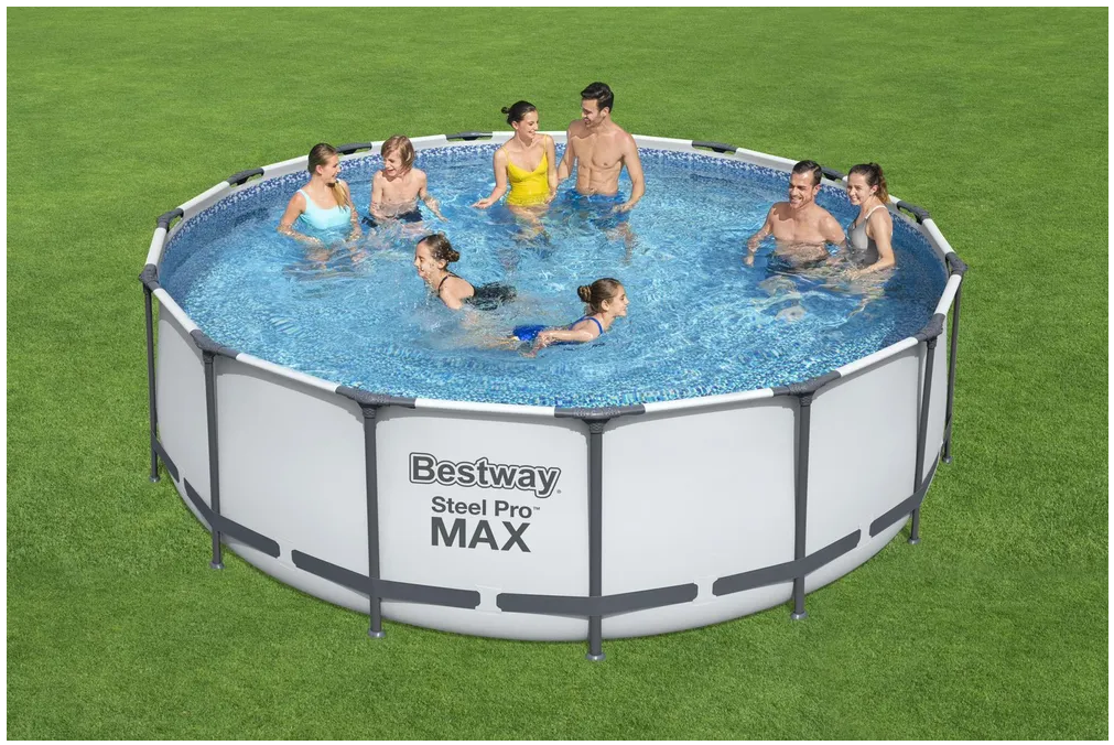 Изображение Бассейн каркасный BestWay 56438, 457х122 см, 16015л