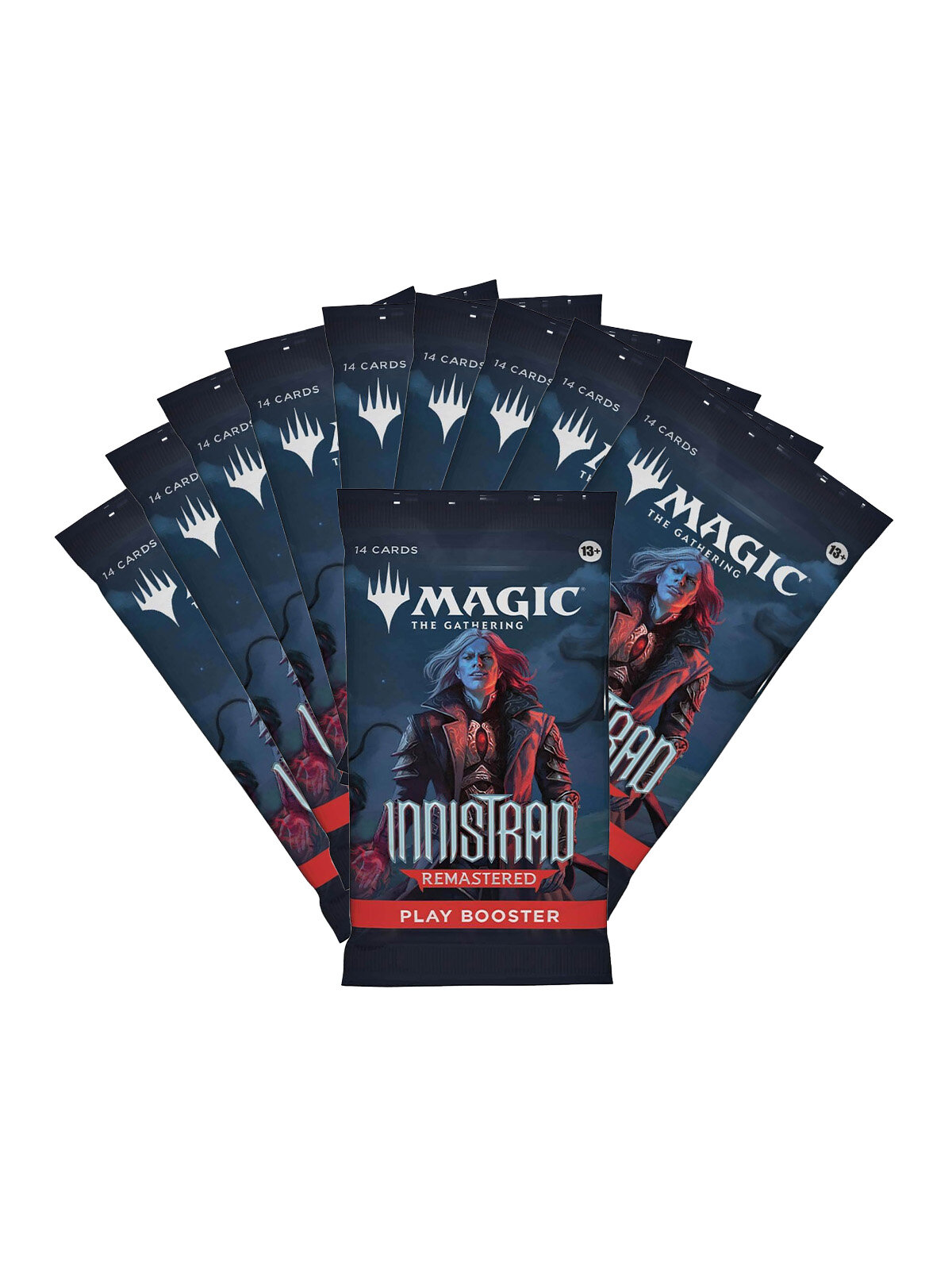 Magic The Gathering: 10 Play-бустеров MTG издания Innistrad Remastered на английском