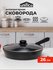 Сковорода с крышкой для индукционной плиты 26 см Unifico Marmo ne...