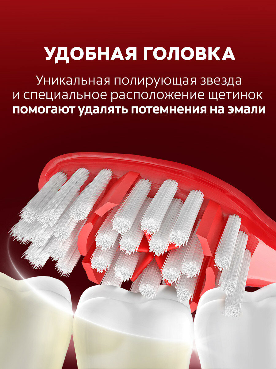Зубная щетка Colgate Макс Блеск, средней жесткости, промоупаковка 1+1 (2 упаковки в наборе) — фото 1