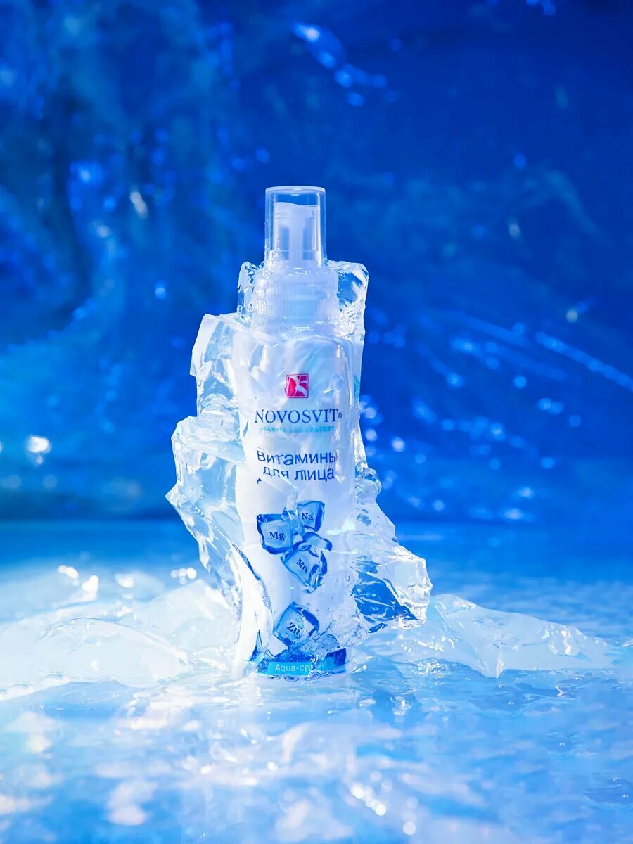 Novosvit Спрей витамины для лица, минеральная вода для лица и тела 95 мл — фото 1