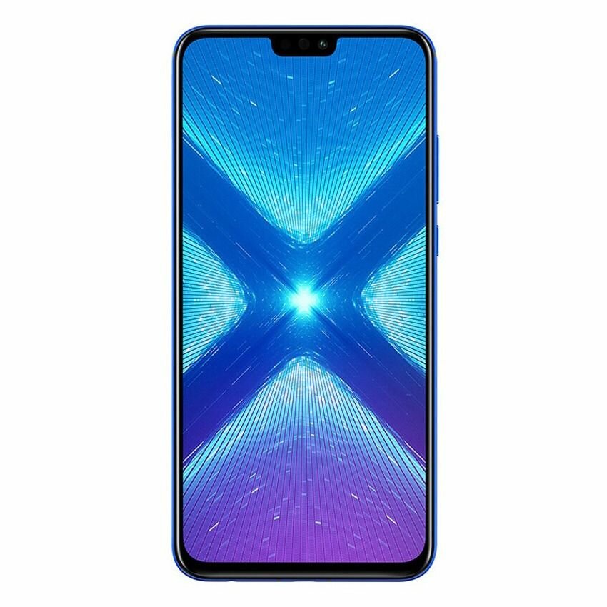 Смартфон HONOR 8X 6/128 ГБ Global, Dual nano SIM, синий — фото 1