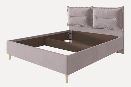 Изображение товара Каркас кровати Hoff Сантана, 160х200 см, цвет пыльно-розовый, без основания и подъемного механизма