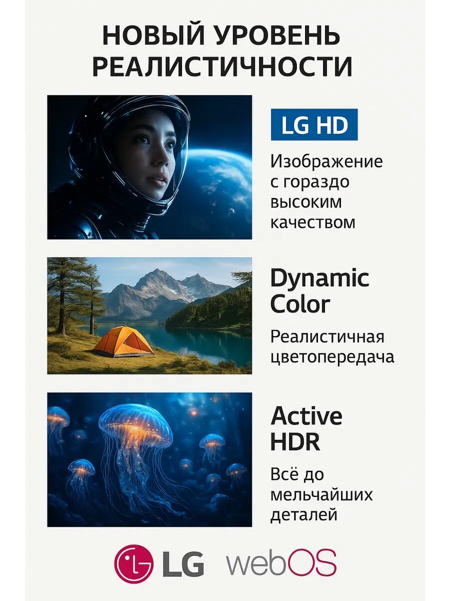 Телевизор 32 дюйма LG smart — фото 1