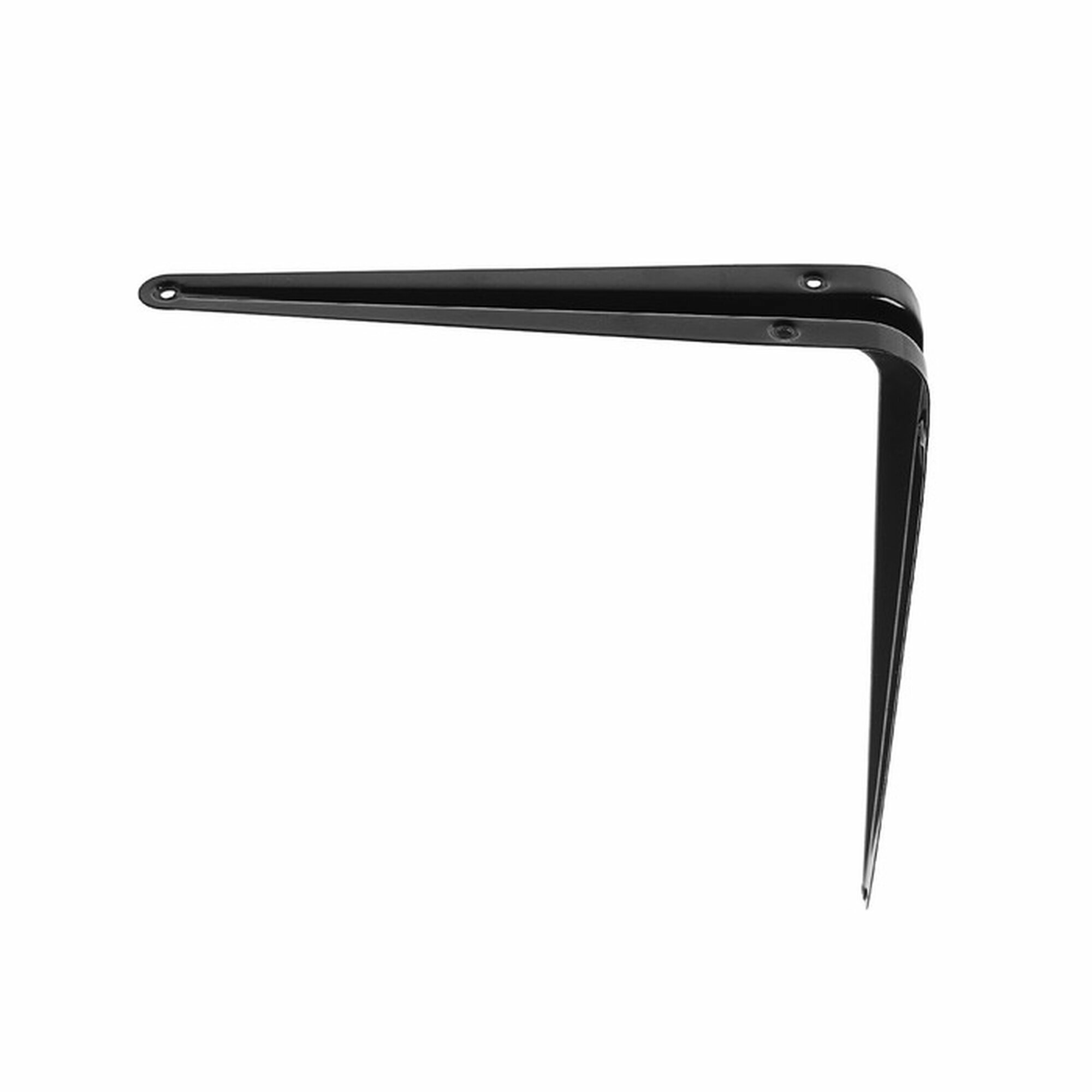 Кронштейн Тундра металл черный нагрузка 25 кг 30 см х 25 см х 1 см