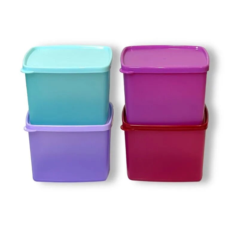 Tupperware Контейнер пищевой 800 мл 4 шт полипропилен, можно мыть в посудомойке