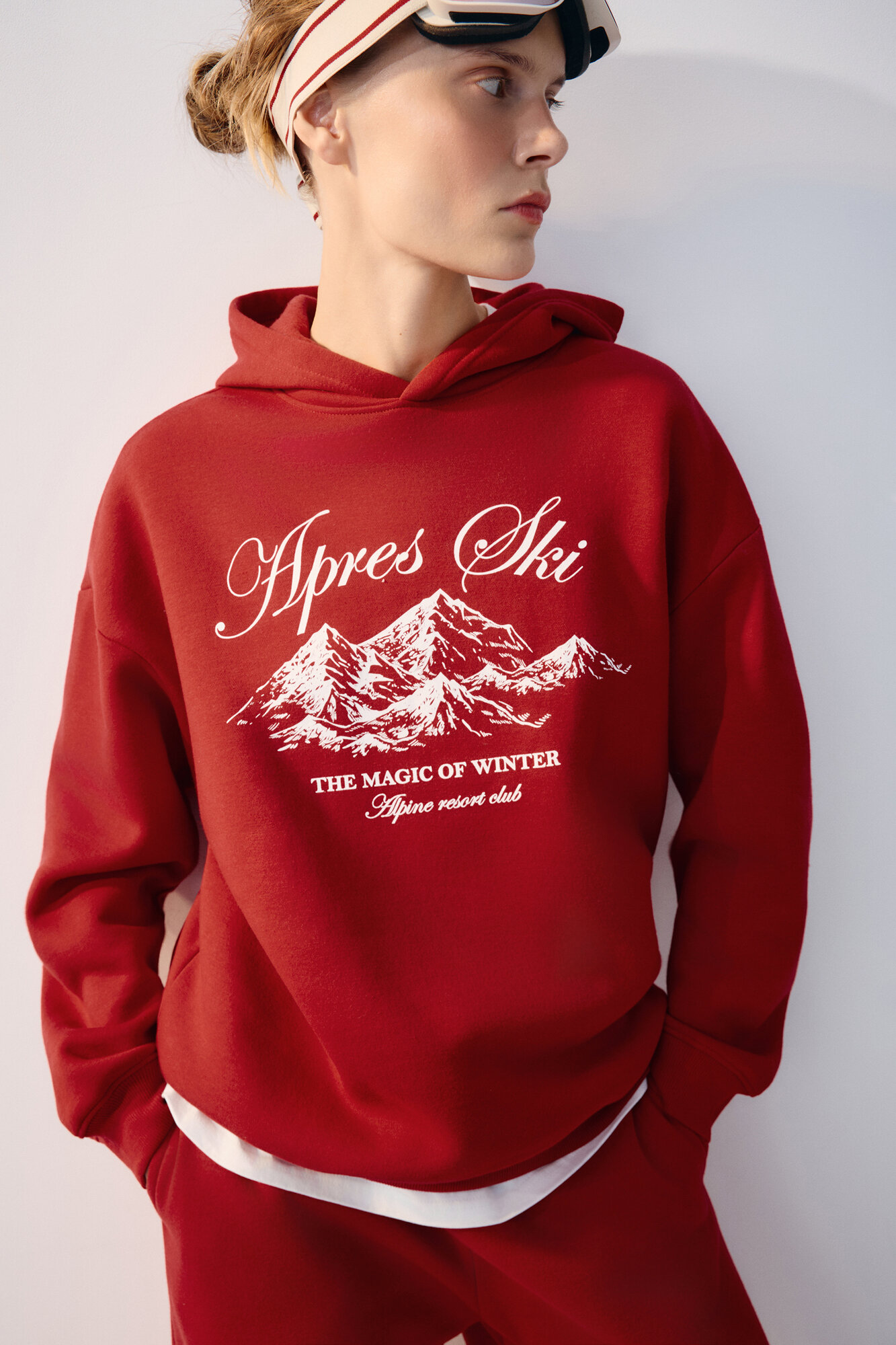 Худи Befree, размер S, , красный