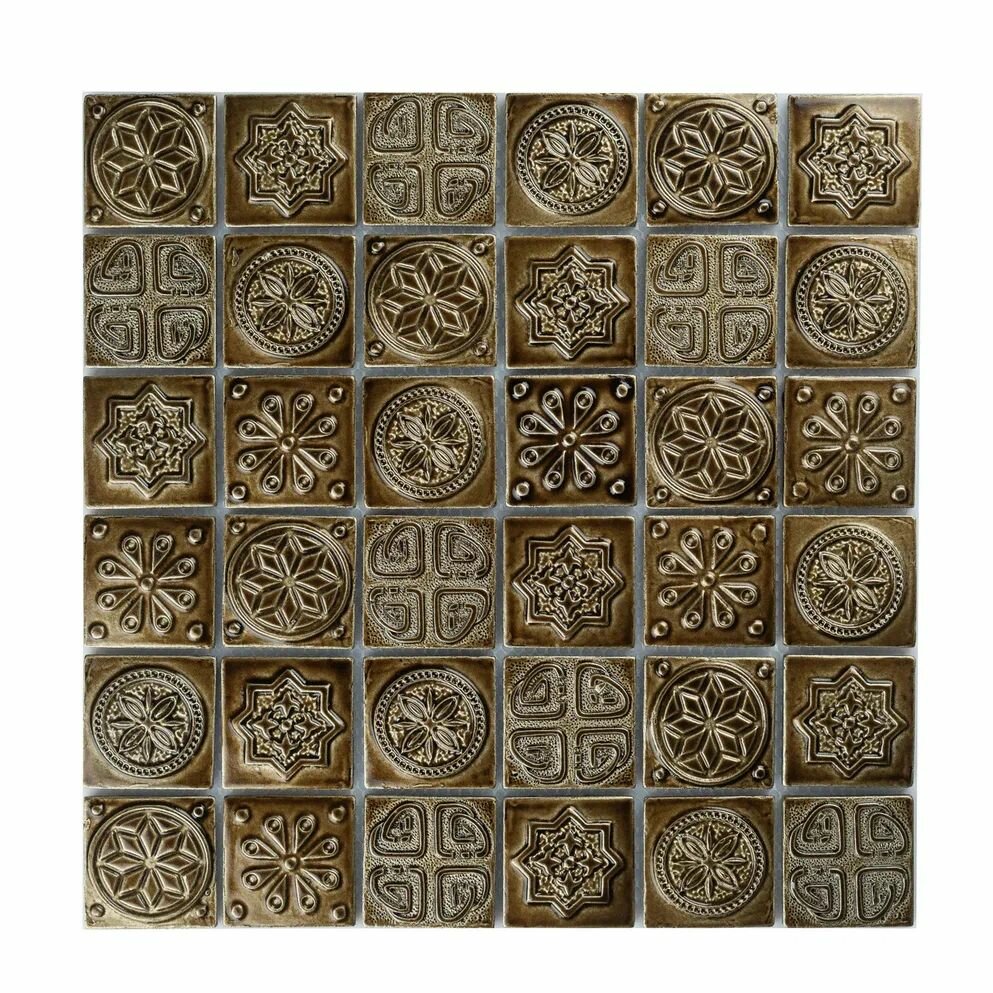 Плитка мозаика керамическая КерамограД 30х30см KG4803/ 1 сетка