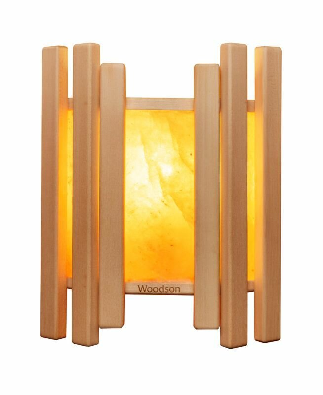 Абажур Woodson Trio с гималайской солью, липа