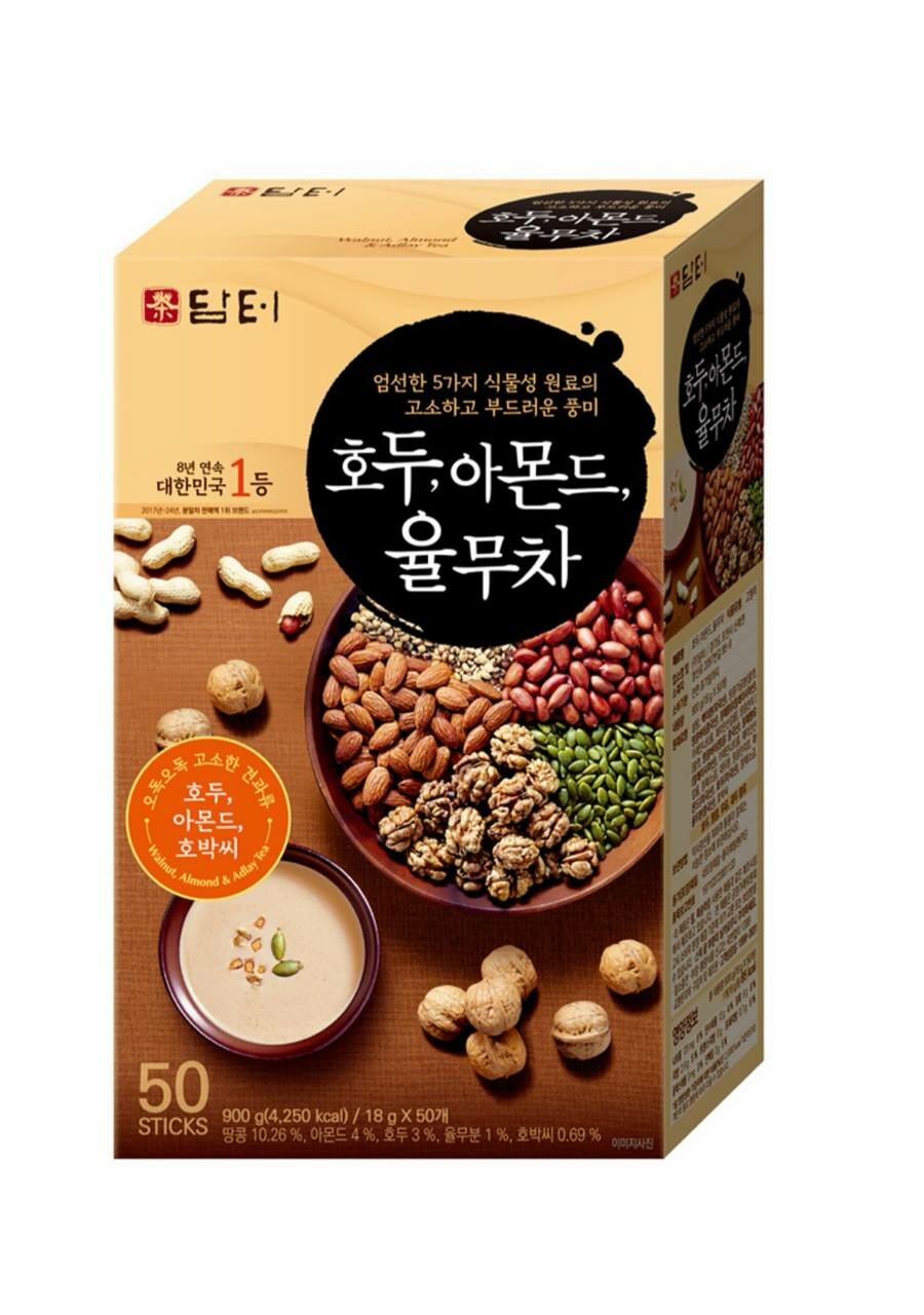 Чай с грецким орехом миндалем и тыквенными семечками 50 стик