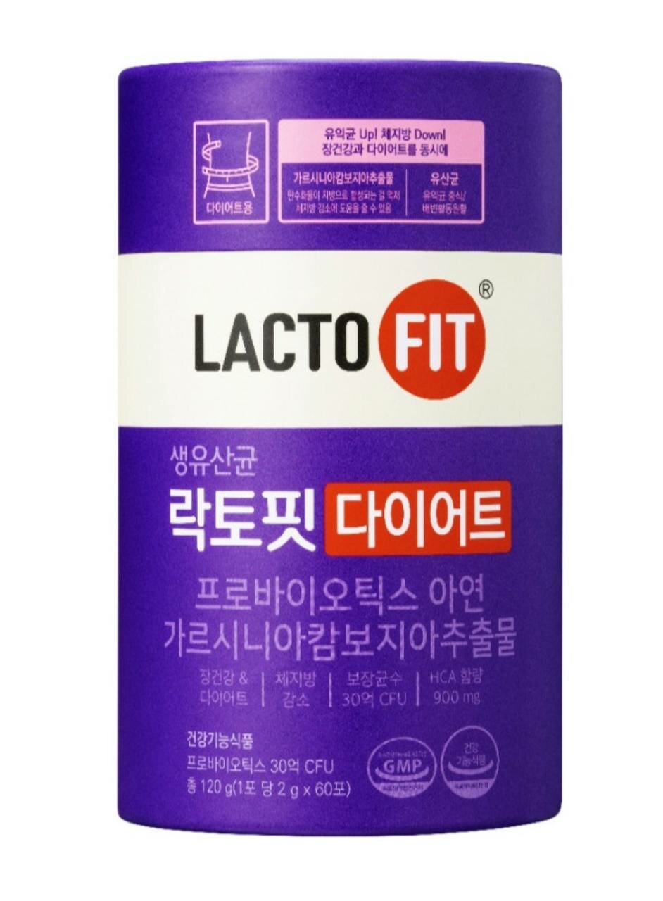 LACTO FIT DIET Probiotics Zinc Garcinia Cambogia Extract , 120гр, 60шт.