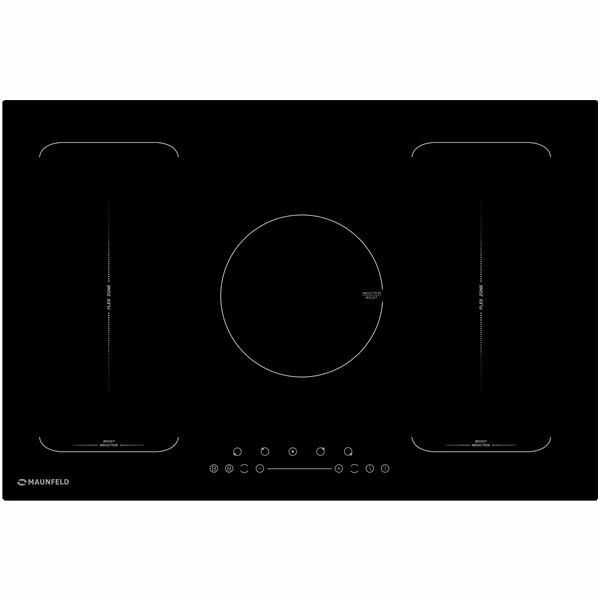 Встраиваемая индукционная панель независимая Maunfeld EVI.775-FL2-BK