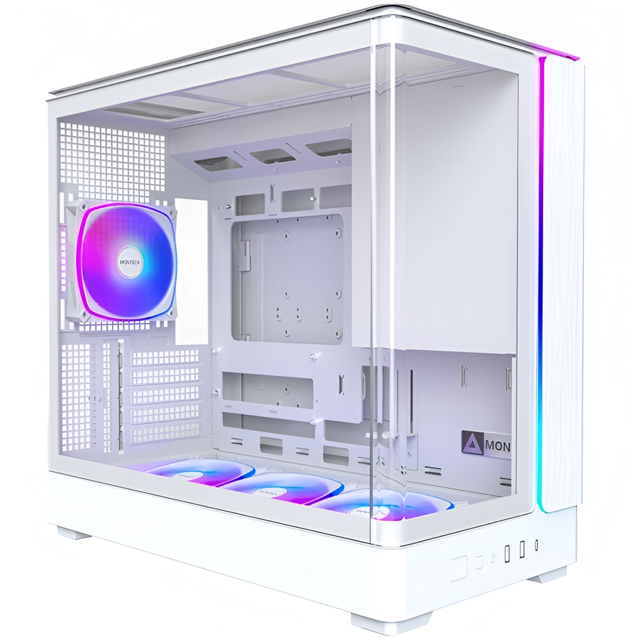 Корпус Mini-Tower Montech KING 15 PRO, Micro-ATX, белый (KING15PW)