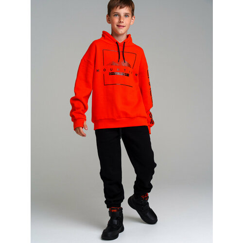 фото Худи playtoday, размер 128, оранжевый