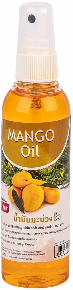 Banna Масло Манго для массажа и ухода за кожей Mango Oil, 120 мл