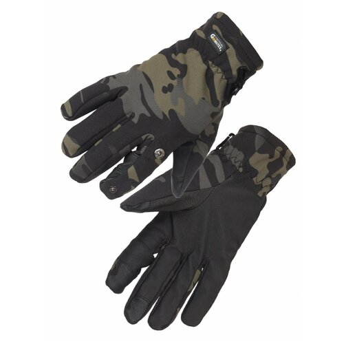 фото Перчатки тактические нейлоновые gongtex 3m-thinsulate tactical gloves для влажной и холодной погоды арт cglv-0002t, цвет черный мультикам (multicam bl-m