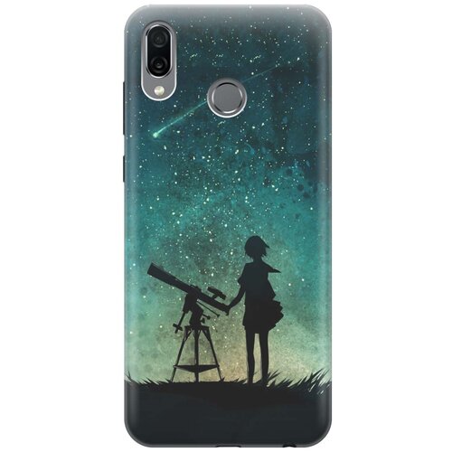 фото Cиликоновый чехол на honor play / хонор плей с принтом "загадай желание" gosso