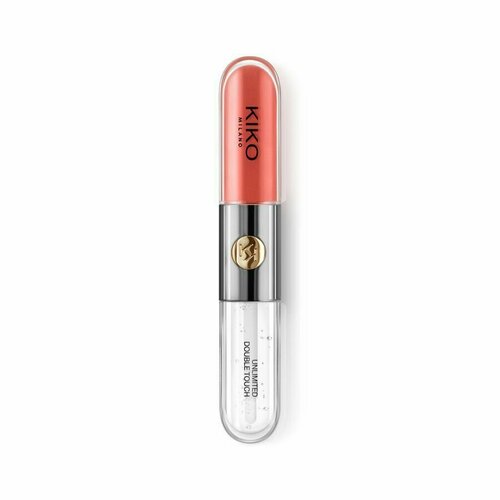 KIKO MILANO Жидкая помада и блеск для губ 2 в 1 Unlimited Double Touch (114 Orange Red) kiko milano unlimited double touch 105 liquid lipstick