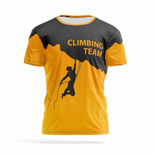 фото Футболка panin brand, размер xl, золотой, оранжевый