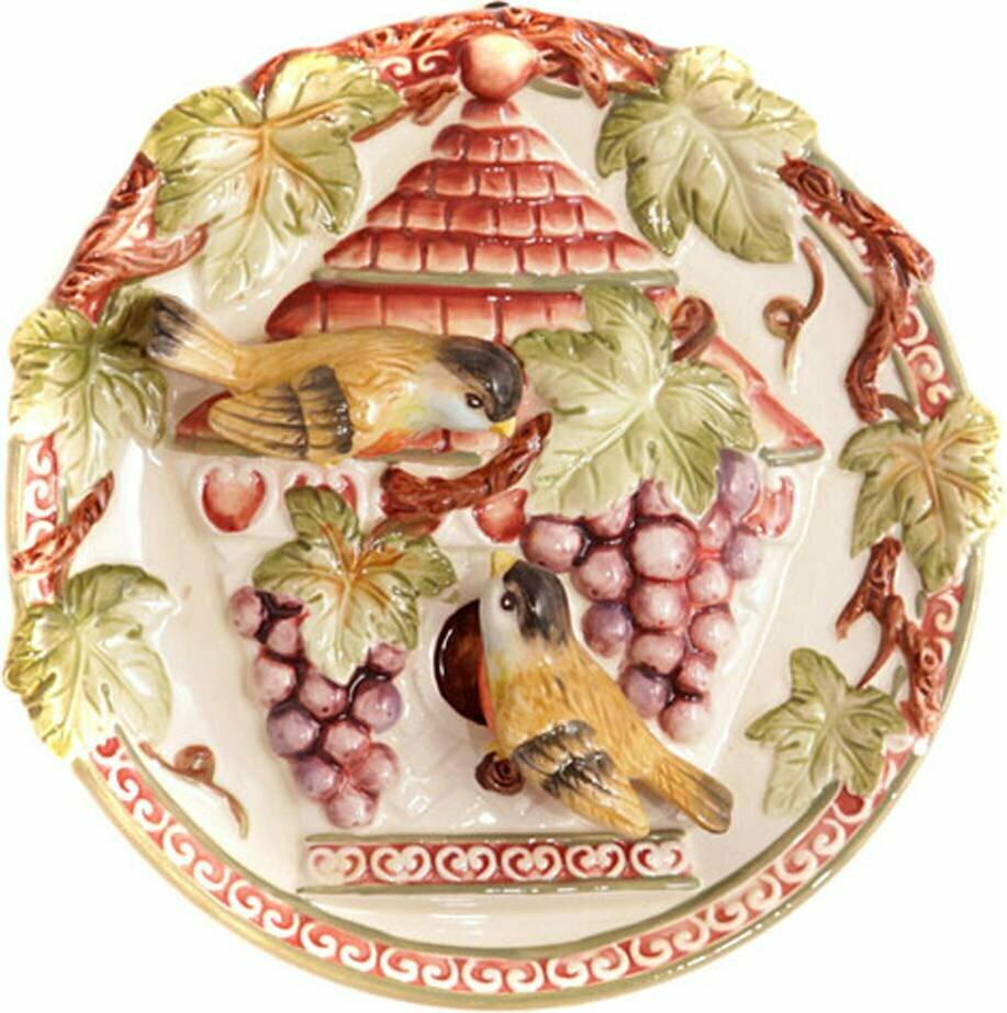 Тарелка декоративная "виноград" 20 см Lefard (78145)