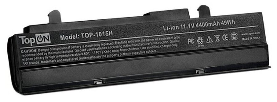    Asus Eee PC 1011, 1015, 1015B, 1015P, 1016, 1215 Series. 11.1V 4400mAh 49Wh. PN: A31-1015, PL32-1015.