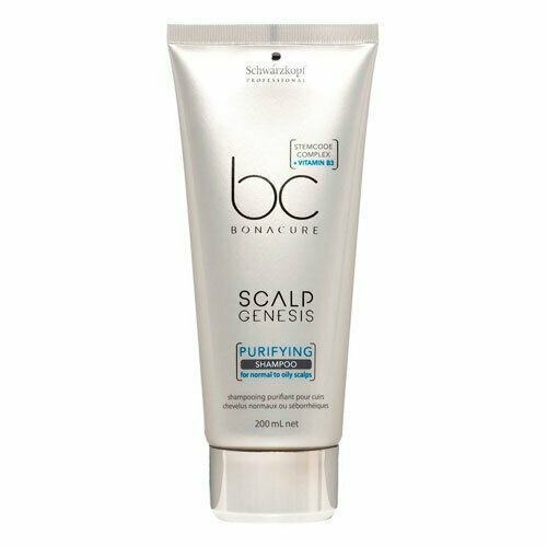 Schwarzkopf Professional Bonacure Scalp Genesis Purifying - Шампунь для очищения волос 200 мл шампунь для волос anna gale шампунь для нормальной и жирной кожи головы