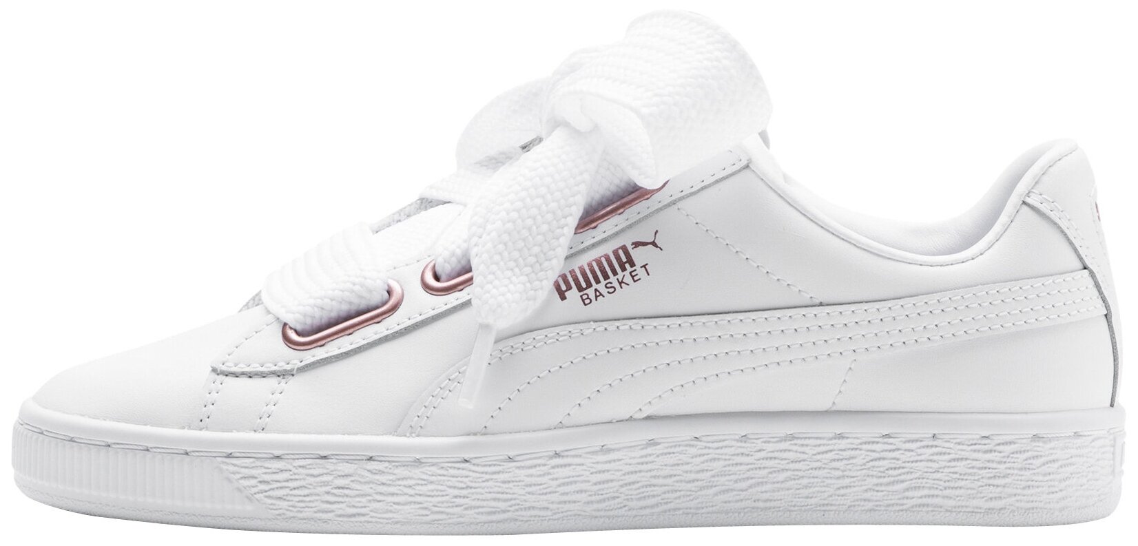 leather white pumas