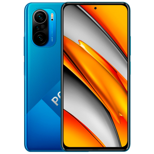 фото Смартфон xiaomi poco f3 nfc 6/128gb, deep ocean blue