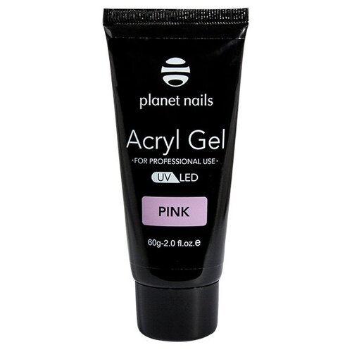 Planet nails акригель Acryl Gel камуфлирующий, 60 мл, розовый