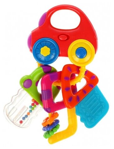 Музыкальная игрушка "Машинка с ключиками" со светом и прорезывателями Жирафики 939550