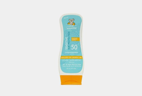 Солнцезащитный детский лосьон с фактором защиты spf 50 australian gold kids lotion