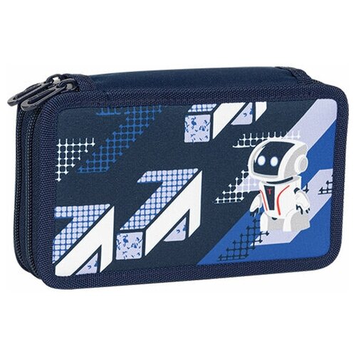 фото Tiger family пенал tiger family с наполнением, 3 отделения, 29 предметов, midair, 19х11х7см, 270235