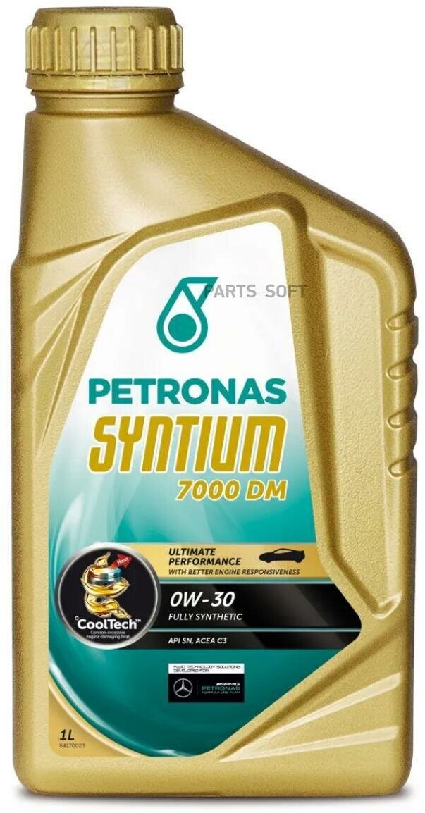 Масло Syntium 7000 Dm 0W-30 1L PETRONAS арт. 70181E18EU