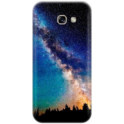 фото Силиконовый чехол на samsung galaxy a5 (2017) / самсунг а5 2017 с принтом "лес и звезды" re:pa