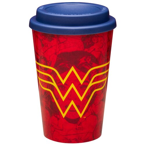 фото Кружка red wonder woman travel mug 450ml pp5141dc paladone