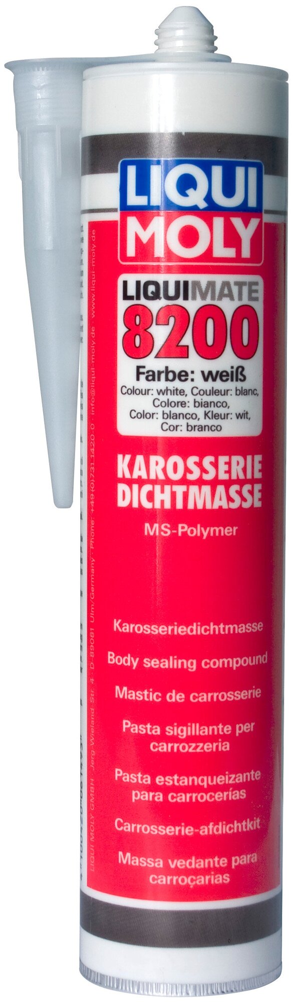 Клей-герметик liquimate 8200 ms polymer weiss, 310мл, liqui moly, 6149