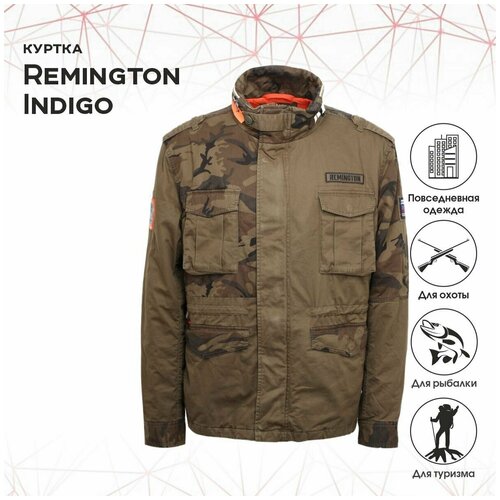 Куртка Remington, размер 48-50, коричневый футболка remington размер 48 50 хаки коричневый