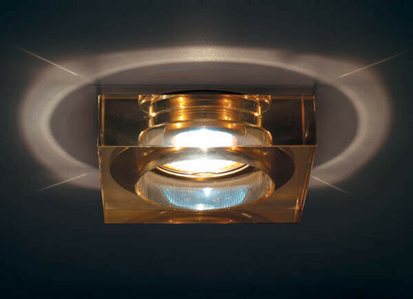 Donolux Светильник встраиваемый декоративный хрустальный, хром L 100 W 100 H 70 мм, галог. лампа MR1 - фотография № 2