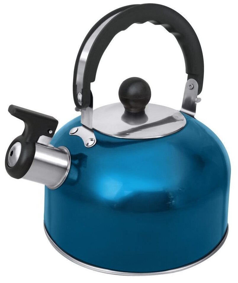 HOME ELEMENT HE-WK1602 голубой аквамарин чайник со свистком