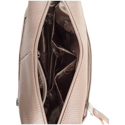 фото Сумка кроссбоди febo 2002,натуральная кожа, капучино