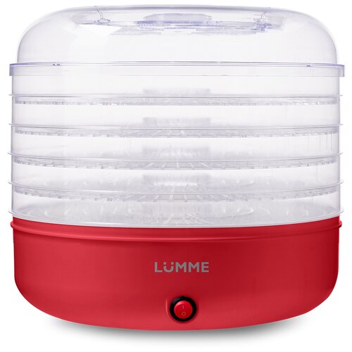 Сушилка LUMME LFD-105PP, красный рубин сушилка lumme lfd 105pp светлая яшма