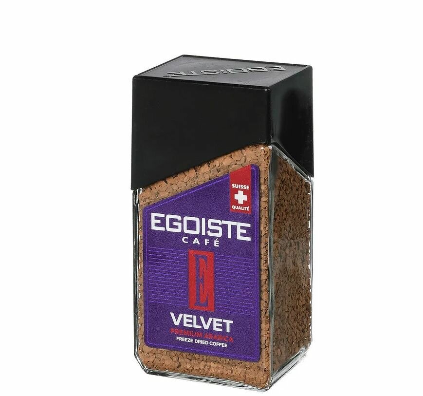 EGOISTE Velvet растворимый кофе 95гр х 4шт, Швейцария - фотография № 2