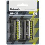 Батарейка Defender алкалиновая C LR14 - изображение