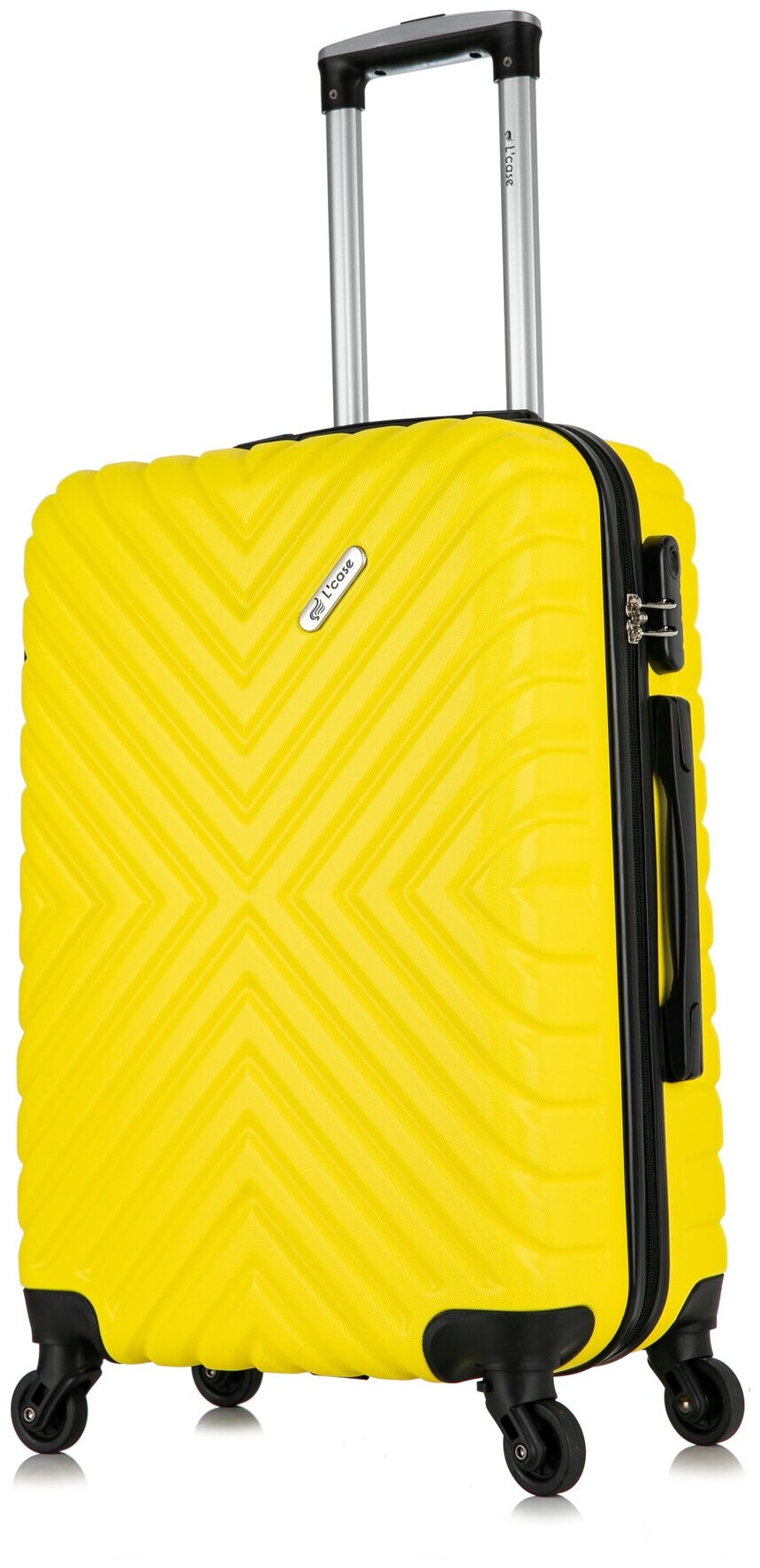 Чемодан L’Case New-Delhi M 57х42х25см (22) Желтый (2,85 кг)