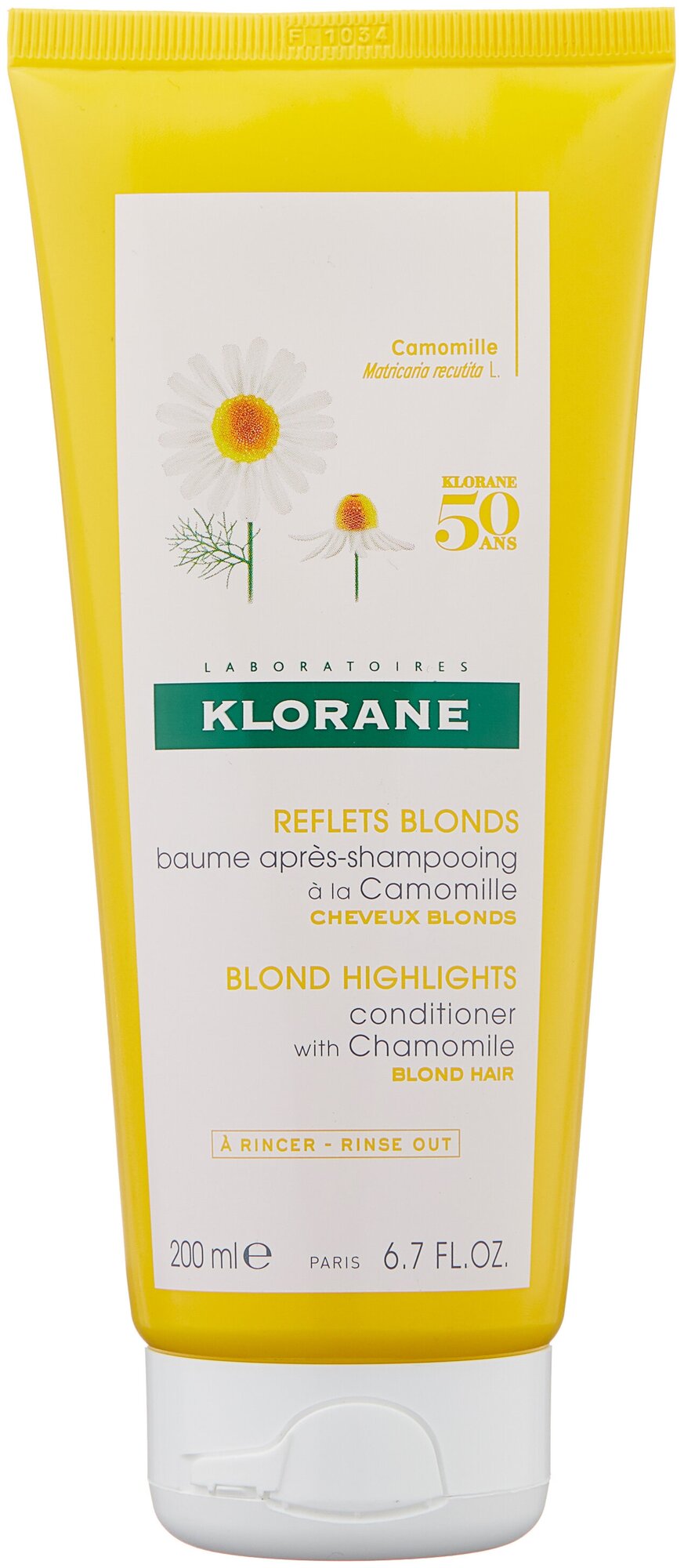 Klorane Кондиционер, Blond highlights with Chamomile, с экстрактом Ромашки, 200 мл